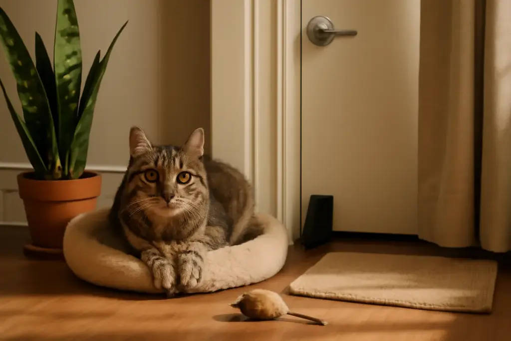 Cosa fa sentire davvero al sicuro il gatto in casa? I dettagli ambientali che molti sottovalutano