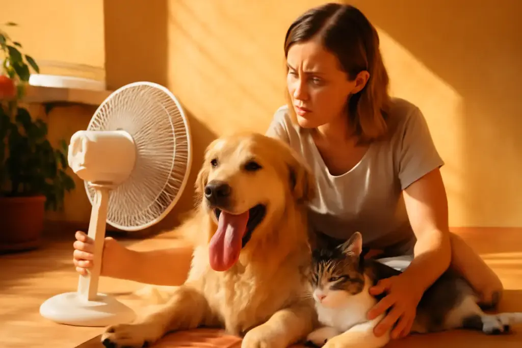 Animali domestici e caldo estivo: come prevenire colpi di calore per proteggerli