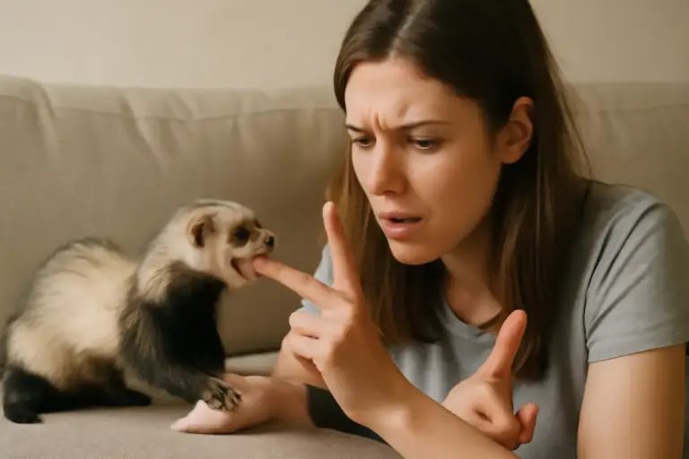Perché il furetto morde quando gioca? Scopri il gesto che cambia la sua risposta