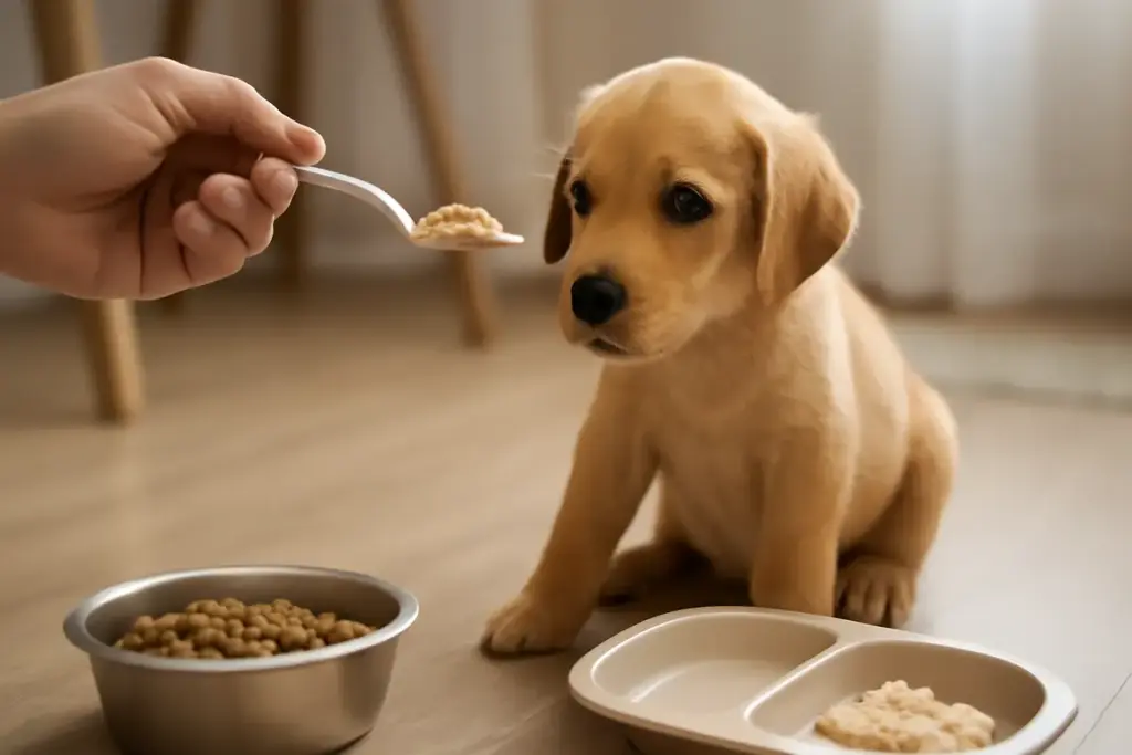 Quando introdurre il cibo solido nei cuccioli? Errori comuni che possono rallentare lo sviluppo