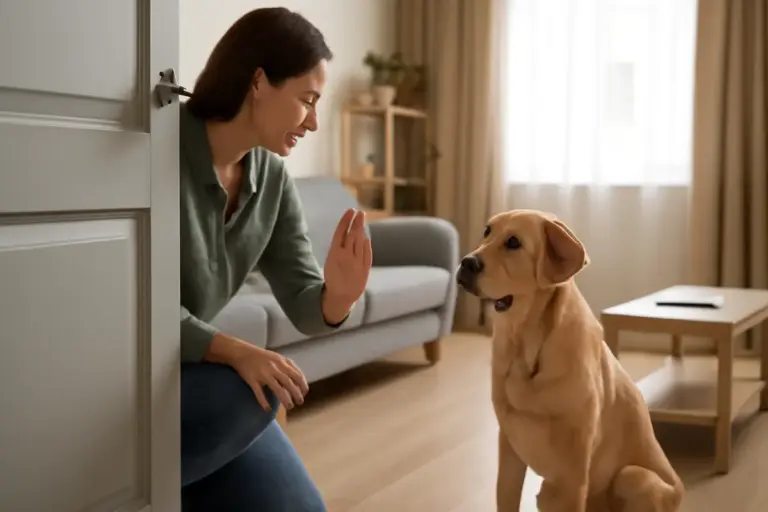 Come insegnare al cane a restare solo in casa? Le tappe graduali che evitano l’ansia da separazione