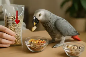 Come riconoscere un alimento di qualità per pappagalli? I segnali da non sottovalutare