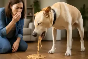 Vomito frequente nel cane: come distinguere le cause innocue da quelle preoccupanti