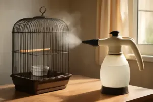 Gabbiette e voliere: igienizzazione efficace senza l’uso di detergenti chimici